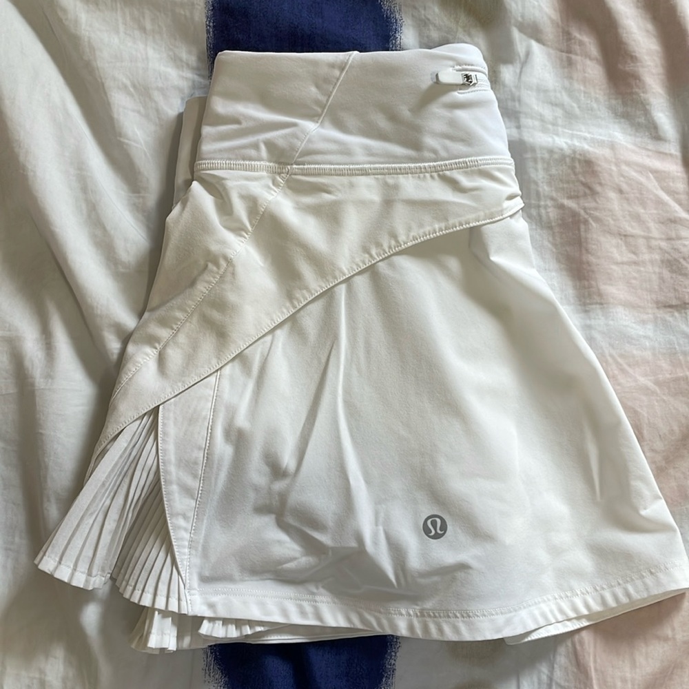 Lululemon White Tennis Skirt